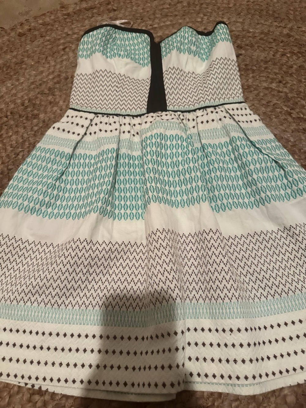 STRAPLESS MINI DRESS - Picture 2 of 3